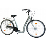 Mestský bicykel 28" SPRICK Zündapp s nízkym nástupom hliníkový rám: 18" Strieborná